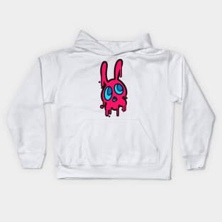 Graffiti Bunny Skull Kids Hoodie